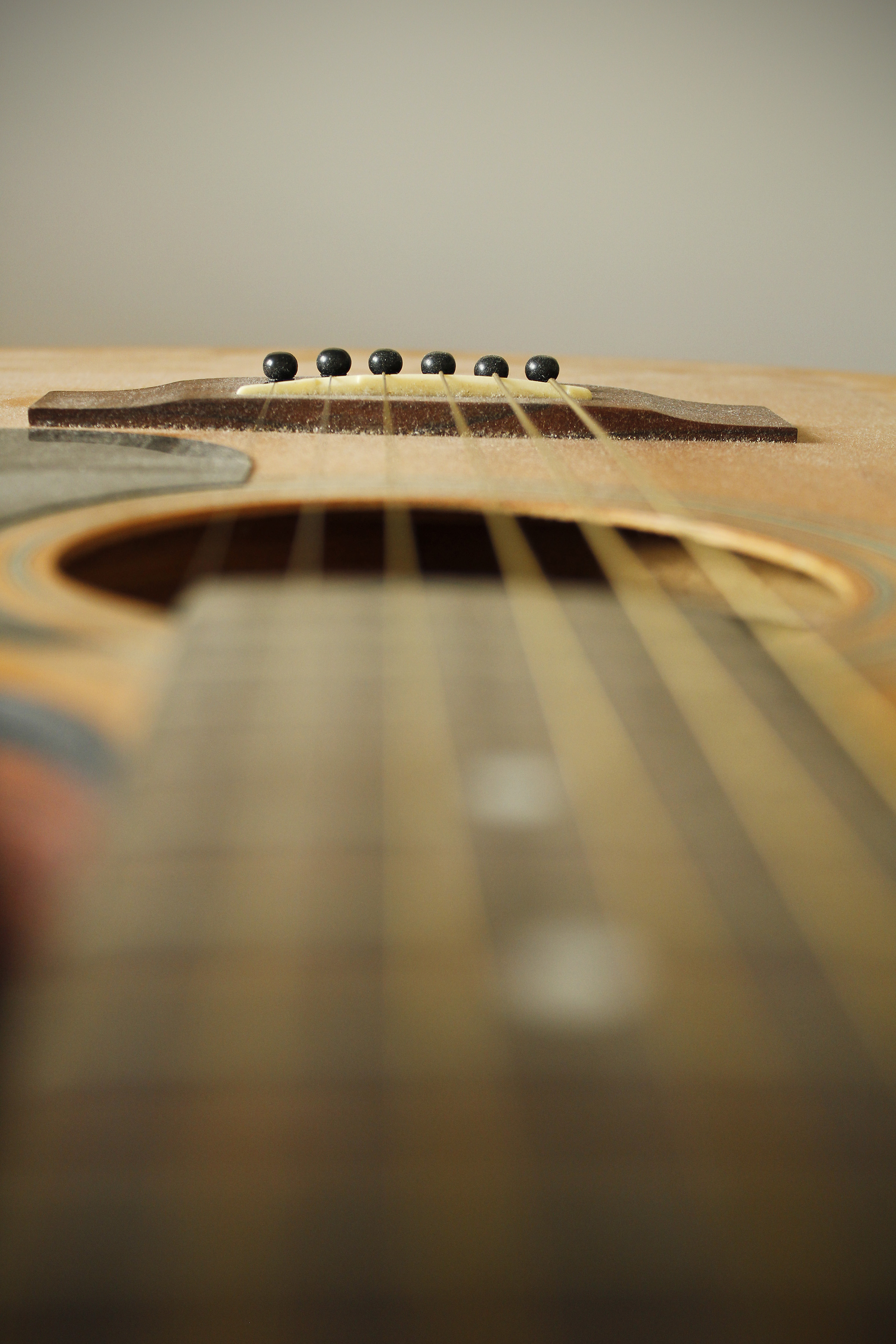 Guitar bridge focus